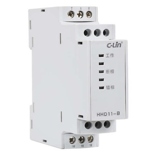 Rơle bảo vệ trình tự pha Xinling HHD11-B / -C / D Rơle bảo vệ pha phá vỡ động cơ ba pha 380V