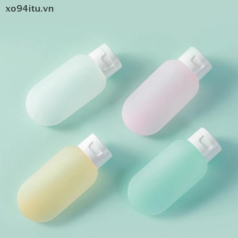 XOITU 3 Cái / bộ Chai Có Thể Đổ Lại 60ml Silicon Mềm Lotion Hộp Bóp Ống Trống Chai Di Động Du Lịch Dầu Gội VN