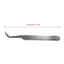 KIN Thép không gỉ Cong Đầu Nhíp Nippers để mở rộng lông mi và nhãn dán trang trí móng tay cho Gel Acrylic đính đá