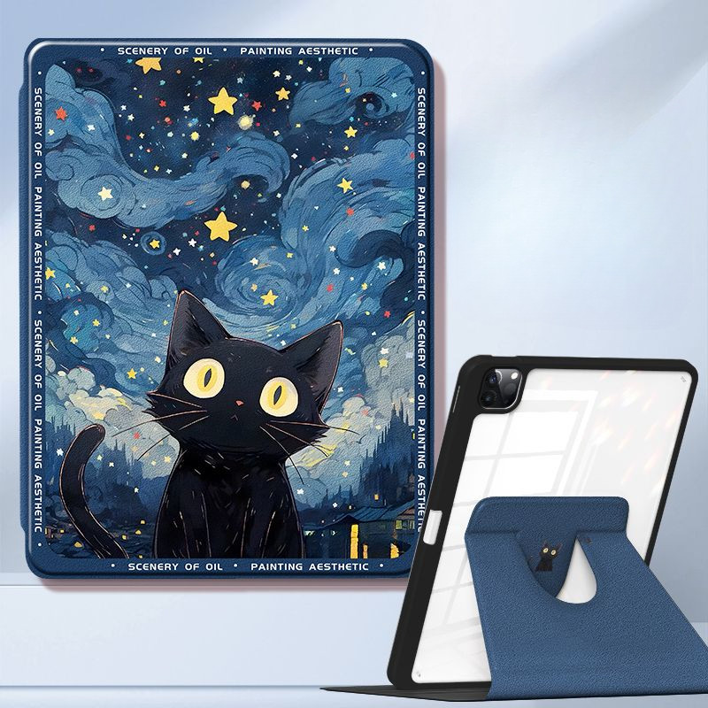 Ốp Lưng Máy Tính Bảng Cho Samsung Galaxy Tab S6 lite 10.4inch S10ULTRA S9plus / s10plus 12.4inch S7plus / S8plus Tab A7 lite Tab A9 Plus S9 FE + Kiểu Sách Xoay Có Giá Đỡ Bút Chì