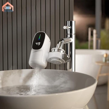 Máy sưởi điện Máy nước nóng Hiển thị nhiệt độ Làm nóng nhanh Vòi nước nóng tức thì đa năng cho khách sạn