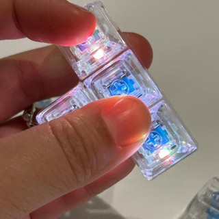 Móc khóa METUBE Fidget, Bàn phím ngón tay giảm căng thẳng tiện ích, Nút thư giãn Keycap Vượt qua thời gian 4 / 5 phím Móc khóa giải nén Trẻ em