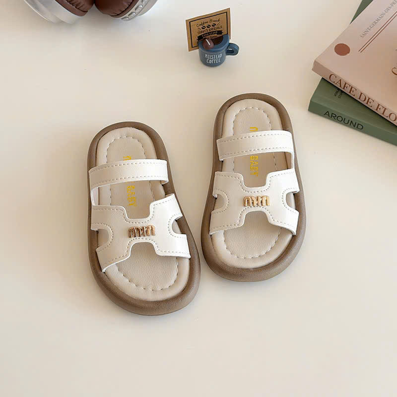 sandal bé gái dép lê cho bé trai da PU bóng mềm êm chân chống trượt QCCC full box cho bé từ 1 tuổi MG Baby V7755