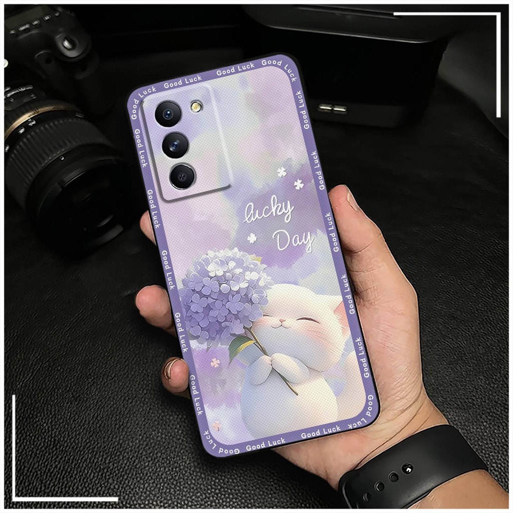 Graffiti Túi Điện Thoại Ốp lưng Lenovo Legion Y70 Chống Bụi Bẩn Bảo Vệ Hoạt Hình Bọc Toàn Bộ Động Vật Vỏ Mềm Dễ Thương Ốp Lưng Thiết Kế Thời Trang TPU Chống Va Đập Silicon