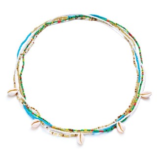 ASDFGER Bụng Dây Xích, Sao Biển Hạt Boho Eo Dây Xích, Seashell Nhiều Lớp Phong Cách Bohemian Thắt Lưng Trang Sức