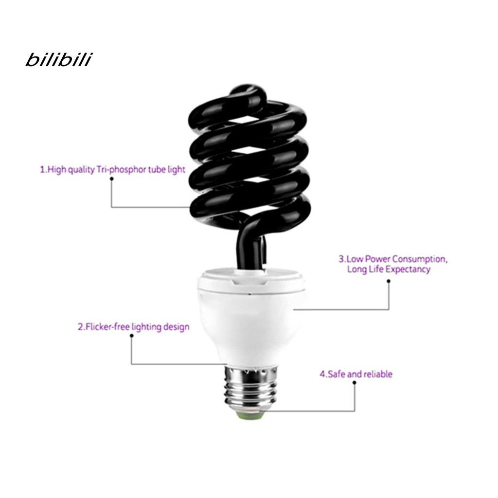 Đèn bẫy côn trùng BIL 220V Bóng đèn trang trí Kim loại xoắn ốc UV Đèn huỳnh quang để thu hút côn trùng