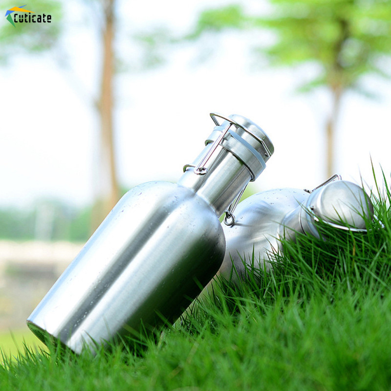 1000ml Swing Top Hip Bình Inox Nhà Bia Growler Chai
