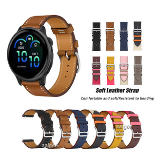 Dây da thanh lịch 20mm 22mm cho Garmin Vivoactive 6 5 / 165 245 645 255 265 570 970 158 55 / Venu 4 3 SQ 2