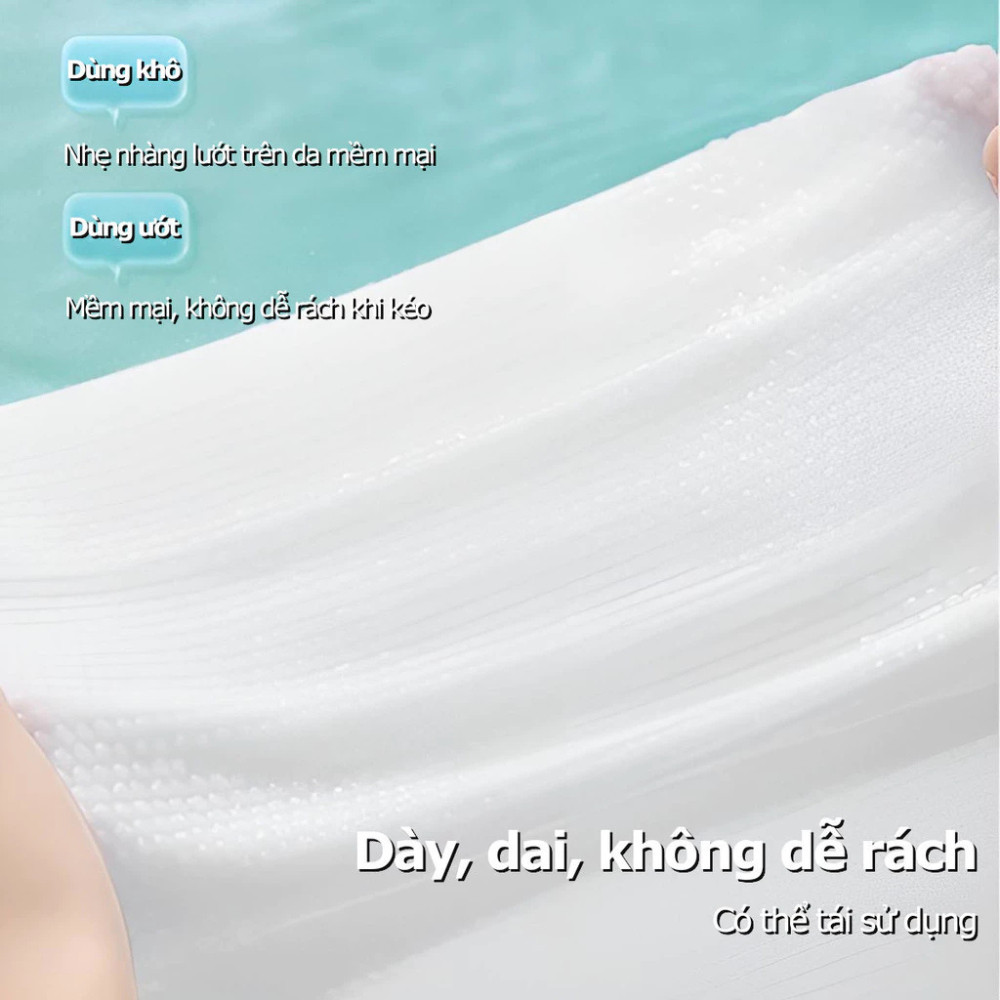 Khăn Tắm Dùng Một Lần DinoHome, Khăn Tắm Du Lịch Tiện Lợi Sợi Vải Cellulose Siêu Thấm Hút Mềm Mịn