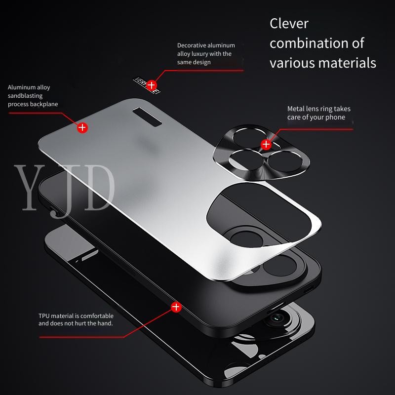 Ốp Lưng Cho Honor 400 Pro Hợp Kim Nhôm Kim Loại Bao Gồm Tất Cả Vỏ Điện Thoại Chống Rơi