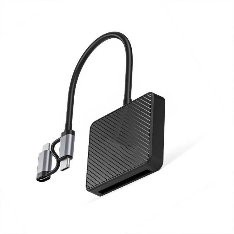 MOON Ruggeds USB C Tương thích CFast Đầu đọc thẻ nhớ LED Đèn báo được xây dựng để yêu cầu luồng công việc chụp ảnh yêu cầu