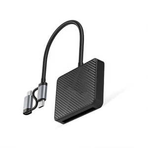 MOON Ruggeds USB C Tương thích CFast Đầu đọc thẻ nhớ LED Đèn báo được xây dựng để yêu cầu luồng công việc chụp ảnh yêu cầu