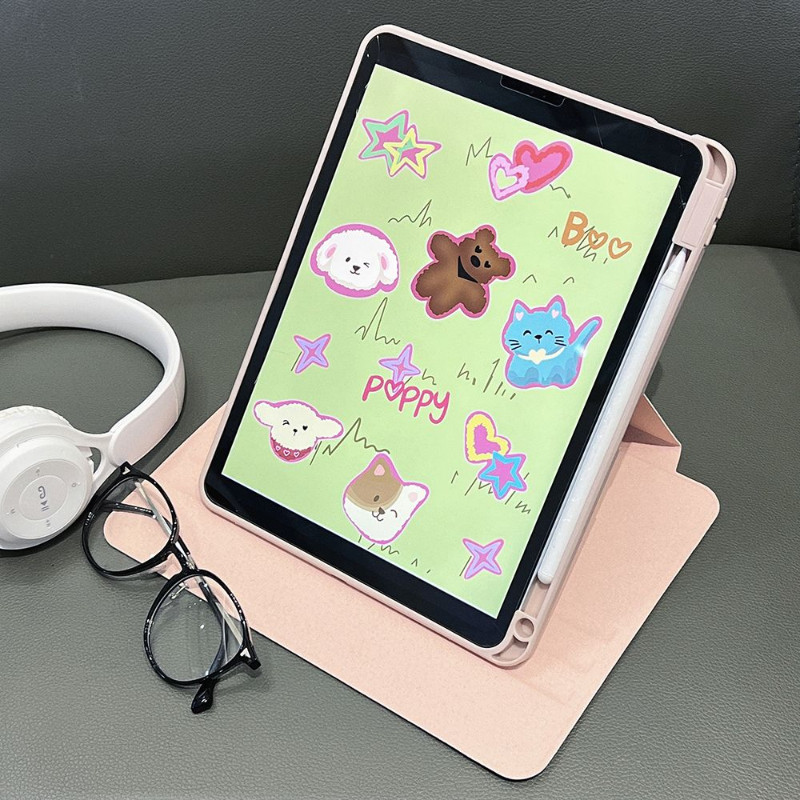 Ốp bảo vệ cho Samsung Galaxy S9 FE + Tab A7 lite S7plus / S8plus S10ULTRA Tab S6 lite 10.4 inch Tab A9 Plus S9plus / s10plus Vỏ Acrylic xoay 12.4 inch có khe cắm bút
