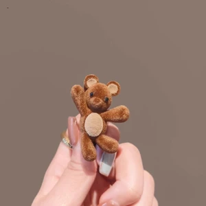 MAUROPOLI [Sẵn sàng] Kẹp bên gấu Beckoning sáng tạo dễ thương cho mũ đội đầu nữ và kệ cắt tóc nhỏ tinh tế