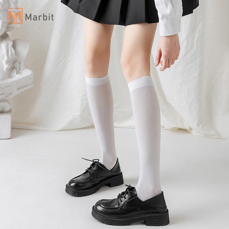 Marbit Mùa Hè Thoáng Khí Bắp Chân Áp Lực Tất Jk Khử Mùi Mồ Hôi Đầu Gối Tất Mới