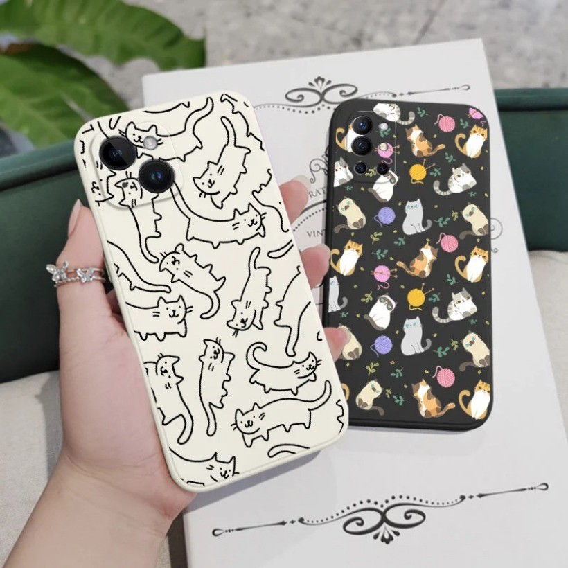 Ốp Điện Thoại Line Cat Park Cho Samsung S21 S10 S9 Plus Ultra Note 9 10 20 Siêu Chống Sốc Silicon Mềm Ốp Lưng
