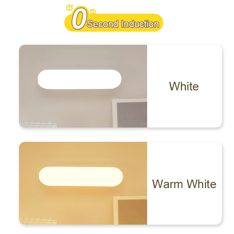 3 Nút Mini Đèn Ngủ USB Nút Sạc Đầu Giường Nam Châm Phòng Ngủ Treo Tường Đèn Ba Màu Có Thể Điều Chỉnh Đèn Ngủ Đèn Khẩn Cấp