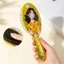 FAVORITEGOODS Lược Đệm Không Khí, Lược Làm Tóc Di Động Gia Đình, Công Cụ Tạo Kiểu Tóc Hình Bầu Dục Tóc Da Đầu Lược Massage