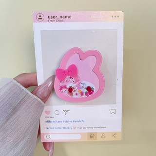 Phim Hoạt Hình Dễ Thương Giai Điệu Giá Đỡ Lấp Lánh Ốp Lưng Cho IPhone 11 16 14 15 12 13 Pro XS Max XR X 7 8 6 Plus SE Ins Nhật Bản Ốp Điện Thoại IMD Mới Sang Trọng Bảo Vệ Chống Sốc Vỏ TPU Mềm