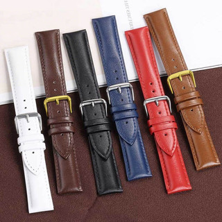 Dây đeo đồng hồ da thật không thấm nước 12-24mm Kích thước đầy đủ 12 13 14 15 16 17 18 19 20 21 22 23 24mm Dây đeo đồng hồ da bò Dây đeo đồng hồ đeo tay nam nữ