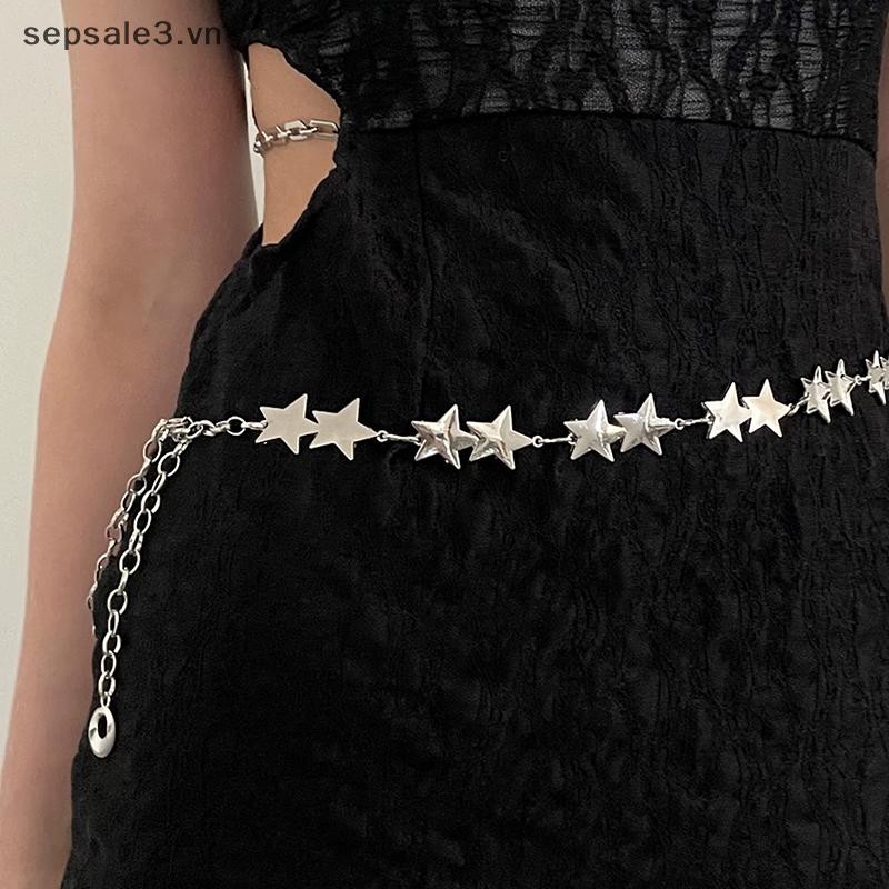 # sepsale # Retro Đa Năng Phong Cách Dân Tộc Kim Loại Bohemian Thắt Lưng Dây Xích Dành Cho Nữ Áo Len Thời Trang Dây Xích Thắt Lưng Phụ Kiện Trang Trí Cơ Thể.