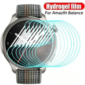 Amazfit Balance2 CheetahPro ActiveEdge 1-3 Cái 100D HD Phim Hydrogel Mềm Trong Suốt Cho Amazfit Cheetah Pro Balance 2 Active Edge Falcon Anti-Fingerprints Bảo Vệ Màn Hình Đồng Hồ Thông Minh