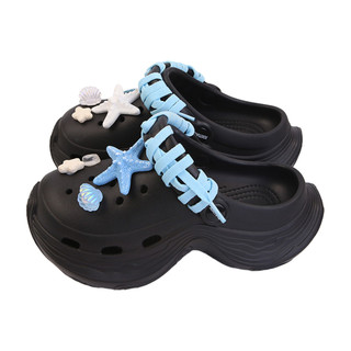 XIXITIAO Dép Sandal Tăng Chiều Cao Ngoài Trời Đế Dày Cho Sinh Viên Dễ Thương Đi Biển Mùa Hè Nữ