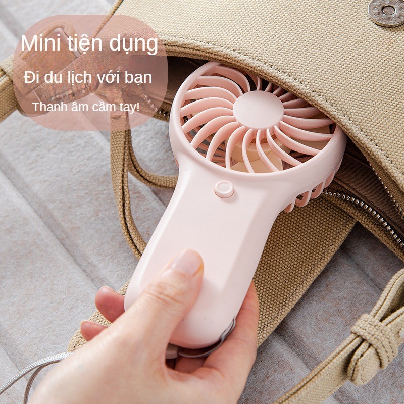 Mới Di Động Quạt Nhỏ Sinh Viên Ký Túc Xá Mini Cầm Tay Quạt Nhỏ Quà Tặng Bỏ Túi Quạt Cầm Tay