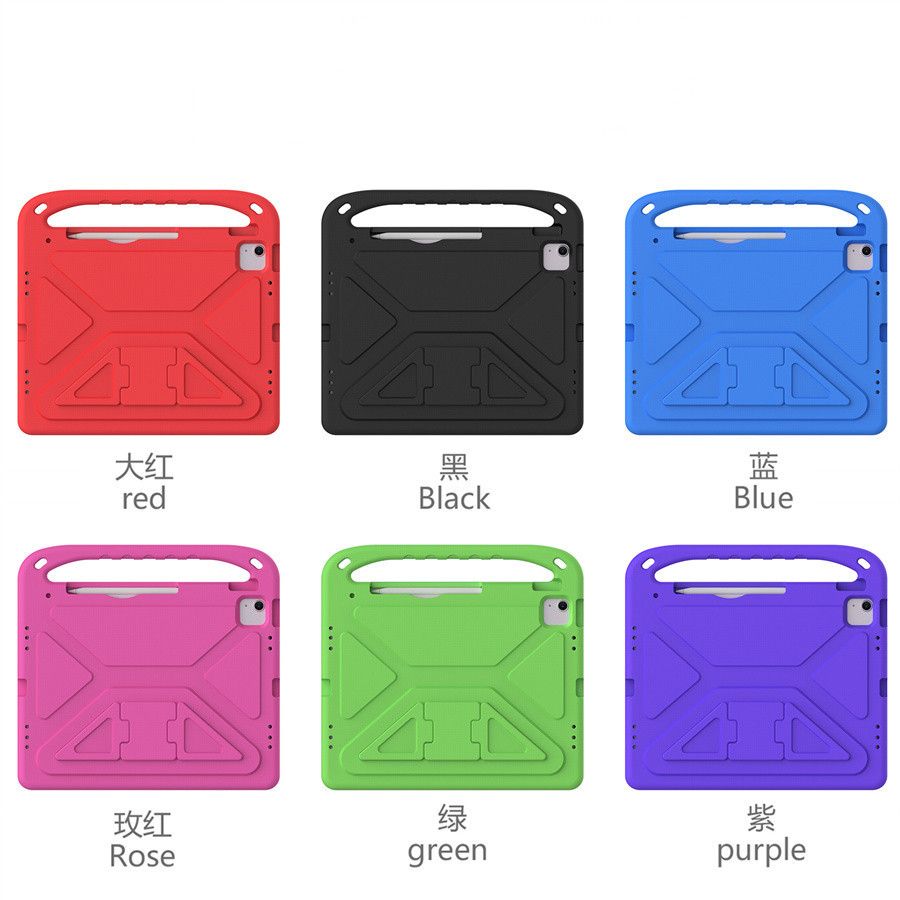 Ốp Lưng Cho iPad Pro 12.9 inch 2022 2021 2020 2018 Vỏ Trẻ Em An Toàn Trẻ Em Máy Tính Bảng Bảo Vệ Chất Liệu Bọt Chống Sốc Vỏ An Toàn Và Chống Rơi