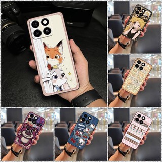 Ốp Lưng Dễ Thương Ốp lưng ZTE Blade A35 / A55 Thiết Kế Thời Trang Silicon Túi Điện Thoại Graffiti Bảo Vệ Bọc Toàn Bộ Hoạt Hình Chống Va Đập Chống Sốc Bền Chống Bụi Bẩn Chống Bụi Bẩn