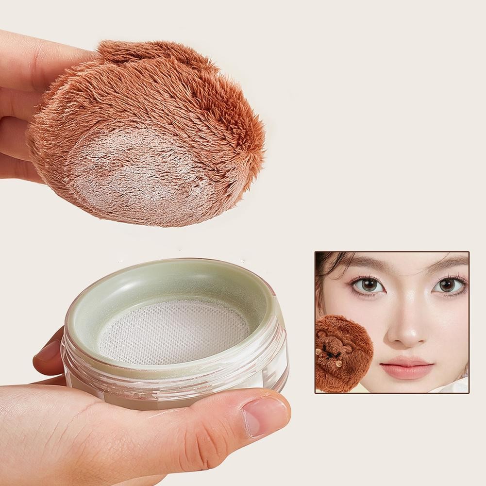 Bột đổ xô mềm mại và dễ thương Puff Chất liệu thân thiện với da Bột sang trọng Puff cho bột rời G2i5
