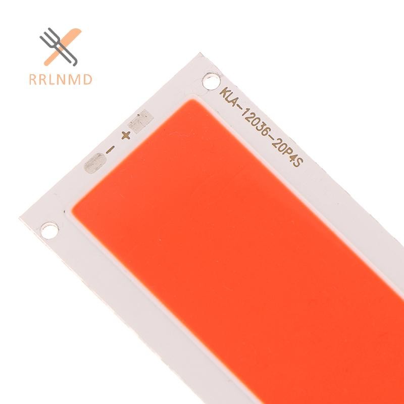 RRLNMD 120x36MM DC 12V LED COB 10W Chip Nguồn Ánh Sáng Dải Bóng Đèn Bảng Lạnh Trắng Tự Nhiên Trắng Ấm Trắng Xanh Đỏ Cho DIY Đèn Ô Tô MỚI