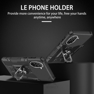 Dành Cho Redmi A5 Ốp điện thoại PC Cứng Lưng Mềm TPU Edge Bảo Vệ Camera Nhẫn Giá Đỡ Chân Đế Chống Sốc Mỏng Vỏ