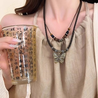 Mới Phong Cách Trung Quốc Vòng Cổ Tua Dài Bohemian Mặt Dây Chuyền Nữ Phụ Kiện