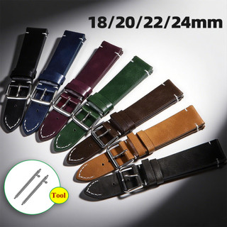 18mm 20mm 22mm 24mm Mềm Mỏng Da Thật Chính Hãng Dây Đeo Đồng Hồ Da Bò Phát Hành Nhanh Dây Đồng Hồ Vòng Tay Thay Thế Dây Đeo Đồng Hồ Nam Nữ Vòng Tay Dây Đeo Tay