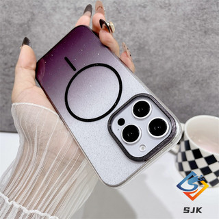Ốp Lưng Acrylic Lấp Lánh Từ Tính Cho iPhone 16 15 14 13 12 11 Pro Max 14Plus 15Plus 16Plus Ốp Lưng Lấp Lánh Chống Sốc