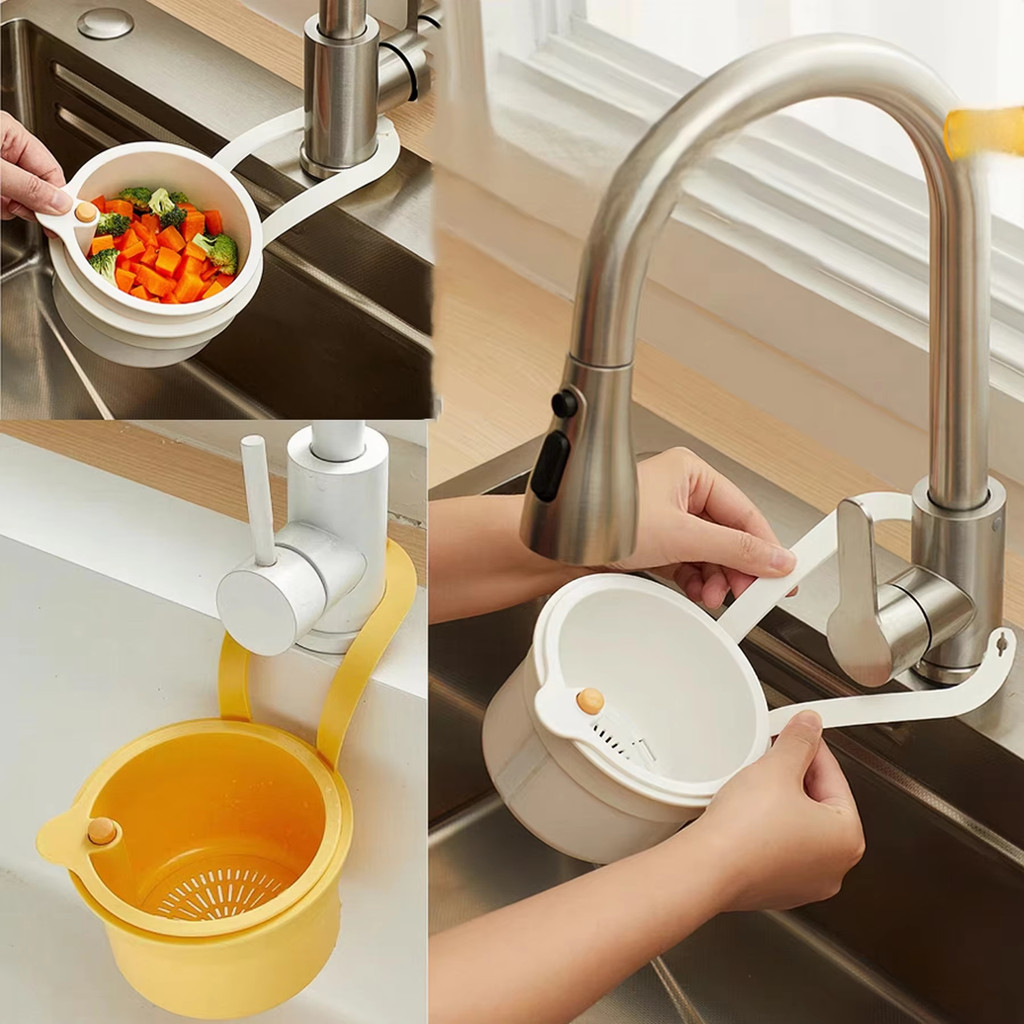 [Sẵn Sàng] 2 Chiếc Mới Bộ Lọc Bồn Rửa Nhà Bếp Bát Thoát Nước Lọc Chống Rò Rỉ Giỏ Đa Năng Có Thể Điều Chỉnh Bồn Rửa Treo Giỏ Thoát Nước Phụ Kiện Gia Đình
