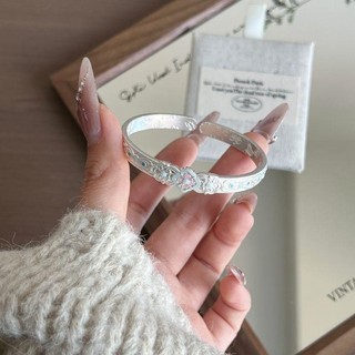 Đầy màu sắc Siêu cổ tích Ánh sáng sang trọng Phong cách cung điện mở Men đầy màu sắc Công nghiệp nặng Vòng tay bạc