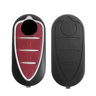 LOOKSHOW Xe Điều Khiển Từ Xa Chìa Khóa Giá Đỡ Chìa Khóa Nhà Ở 3 Nút Phù Hợp Cho Alfa Romeo Mito / Giulietta 159 GTA Phụ Kiện Xe Hơi H3P8