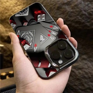 Ốp Điện Thoại Mạ Điện Mờ Cho Infinix Hot 50 50i 30i 30 40i 40 Pro 30 Chơi NFC Note 40 30 Pro Note 12 G96 Smart 9 8Pro 8Plus 8HD Thẻ Poker Vỏ Trơn