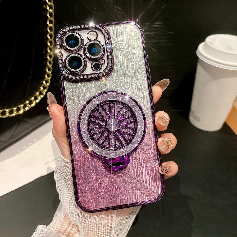 Giá đỡ con quay hồi chuyển flash khoan vỏ điện thoại cho iPhone 16 11 12 13 14 15 pro max 16 plus Ống kính Bảo vệ Camera Vỏ chống sốc Vỏ mềm điện thoại