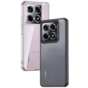Dành Cho Xiaomi 14T / 14T Pro 5G Hybrid Trong Suốt Chống Va Đập TPU & PC Matte Túi Khí Chống Sốc Ốp Lưng