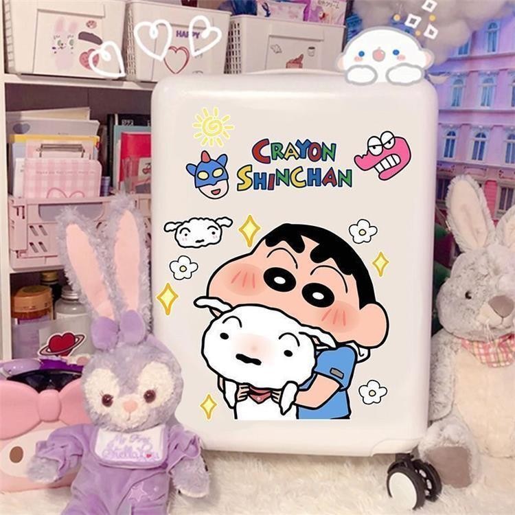 Nhãn dán Crayon Shin-chan chống nước, dán vali/xe/tường, cỡ lớn FEKC