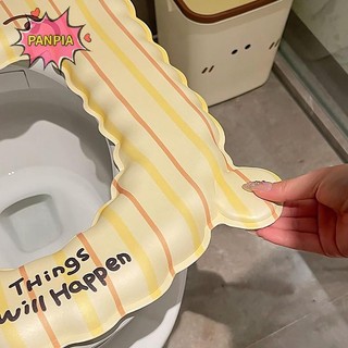 [PNPIA] Nệm bồn cầu vệ sinh biểu cảm dễ thương mới - Chống thấm nước đa năng, mềm mại đàn hồi dày VN