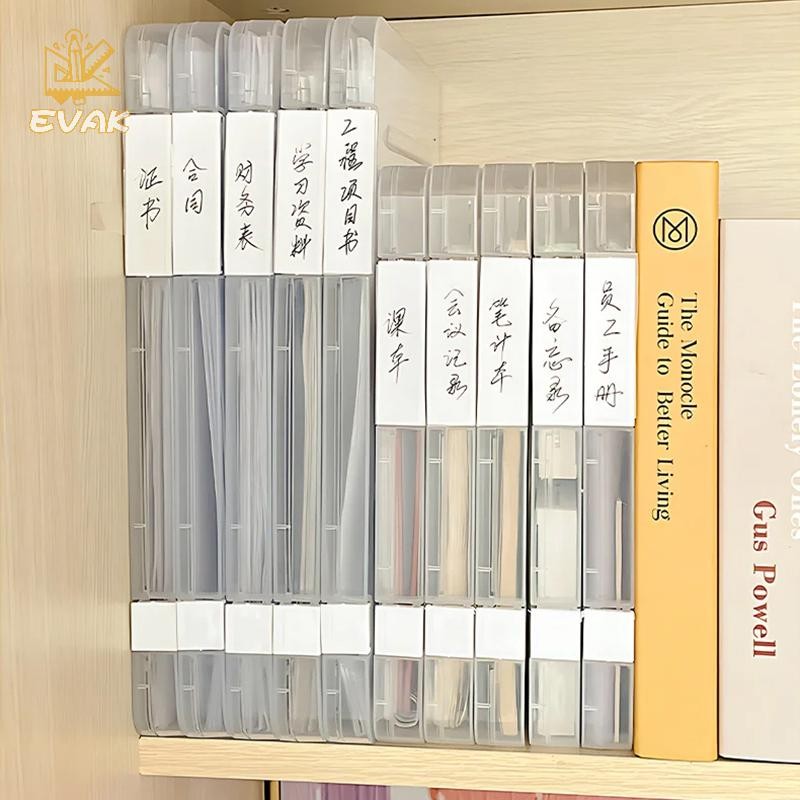 Alittlesetrtu A4 Hộp Bảo Quản Tài Liệu Chống Thấm Nước Chống Bụi Giấy Chứng Nhận Tốt Nghiệp Thông Tin Trong Suốt Khóa Đôi Hộp Đựng Nhựa VN