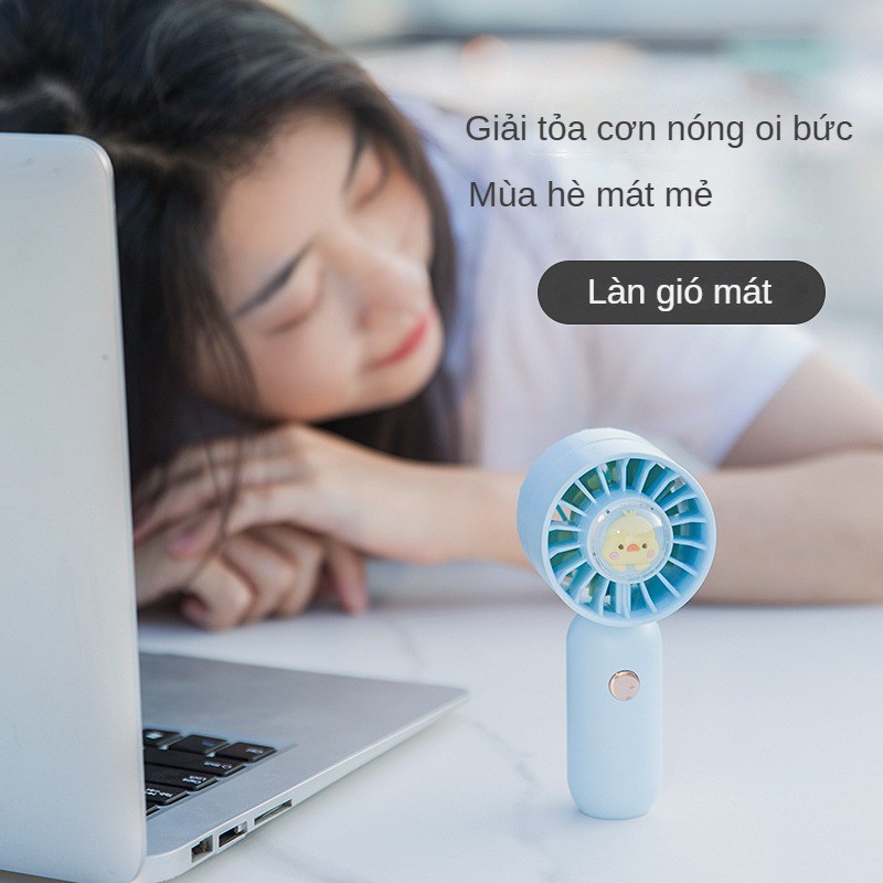 Quạt Cầm Tay Sạc USB Di Động Ký Túc Xá Sinh Viên Bỏ Túi Quạt Văn Phòng Ngoài Trời Mini Cầm Tay Quạt Nhỏ