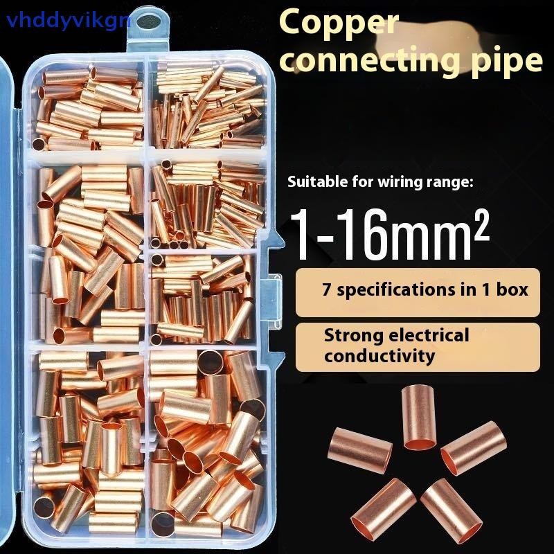 VHDD 125 / 250 / 414 / 578 Cái Bộ phân loại thiết bị đầu cuối mông điện không cách nhiệt Bộ dây Ferrules Bộ kết nối uốn đồng 7 kích thước VN