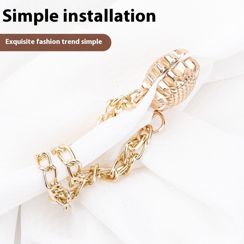 Dây chuyền hướng dương khóa từ tính áo thun viền ngắn hiện vật khuy măng sét phụ kiện tay áo quần cố định kẹp giữ miệng
