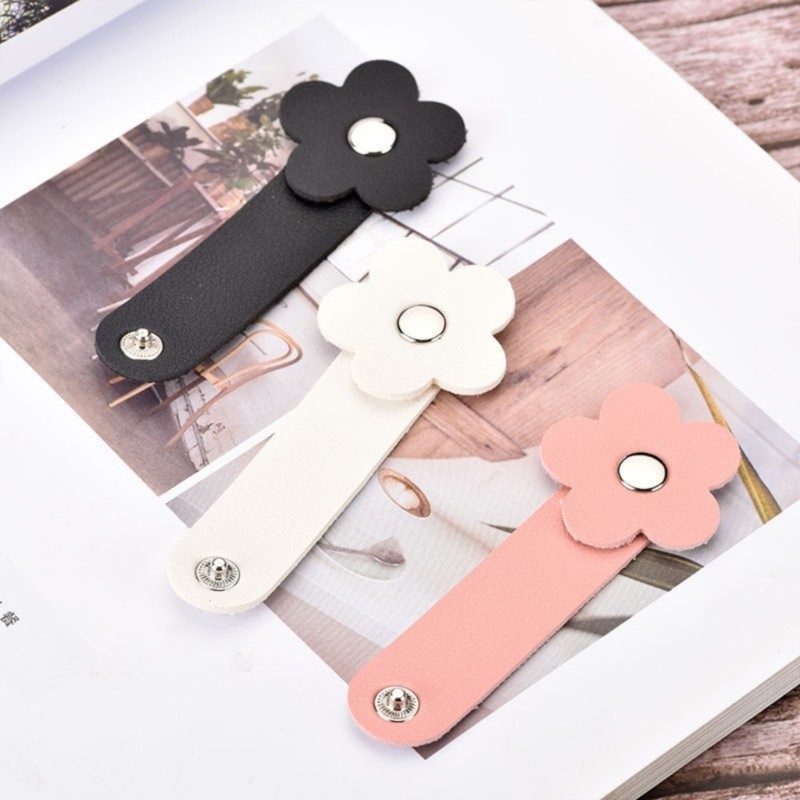 Dây buộc dây cuộn dây cáp GODD với thiết kế hoa đáng yêu Tổ chức dây hiệu quả để sử dụng hàng ngày