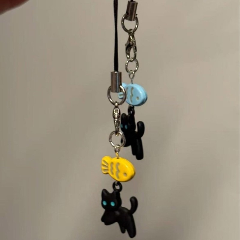 IOR Thời Trang Đính Hạt Mèo Điện Thoại Dây Buộc Charm Chìa Khóa Và Ví Phụ Kiện Tôn Tạo Cho Nữ Hợp Thời Trang Nữ Nữ